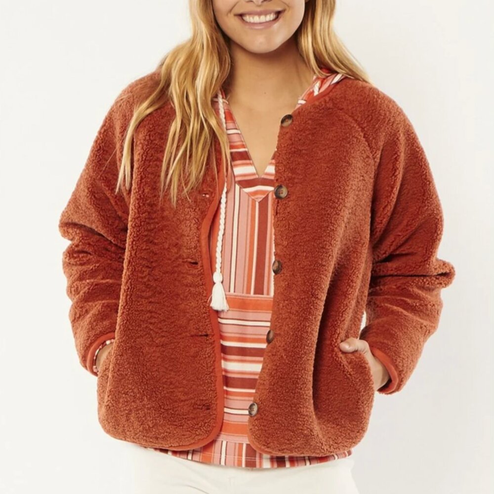 Sissterevolution To The Max Knit Jacket, Chestnut, size S